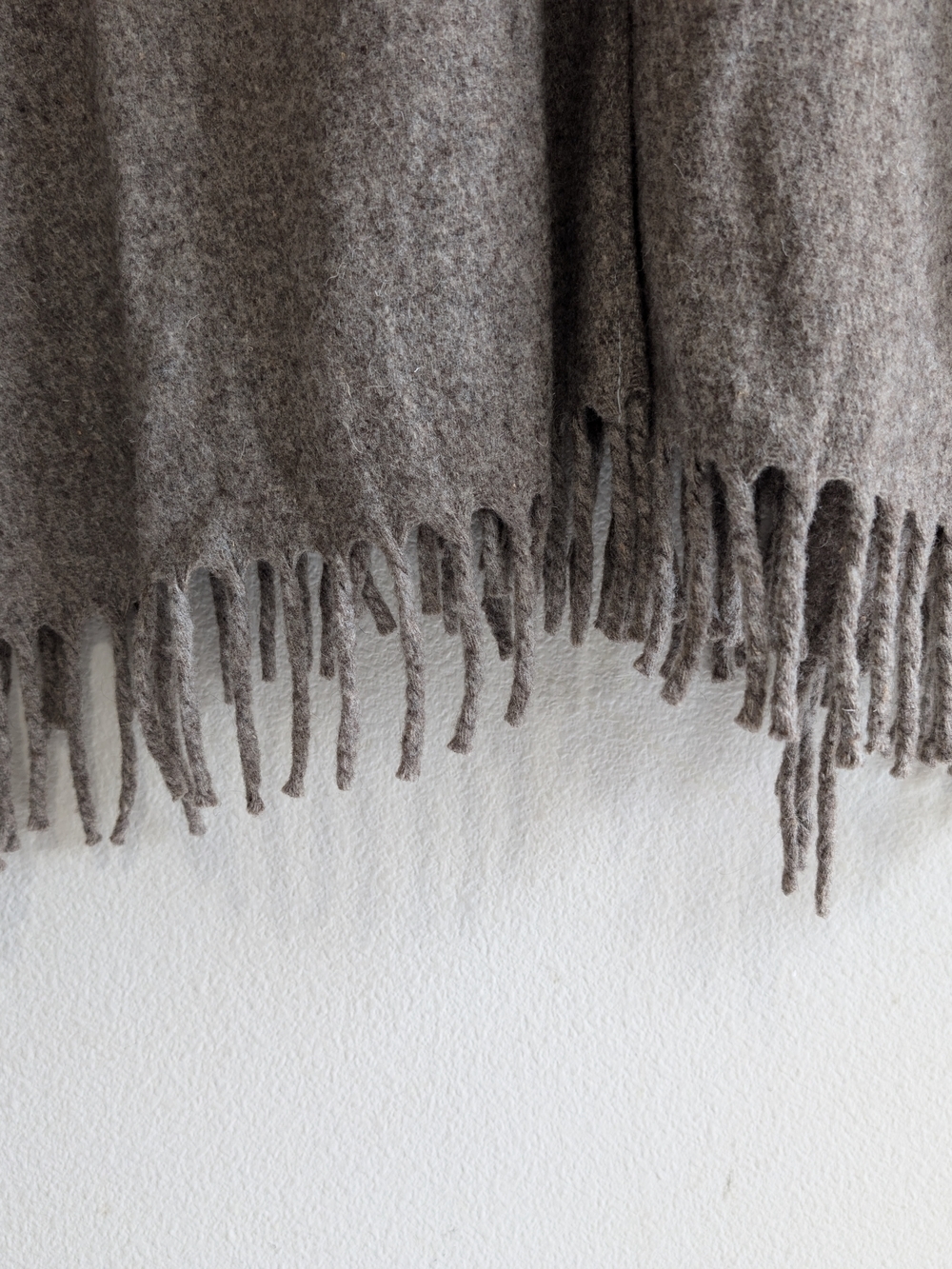 Handmade Wool Poncho From Mexico - Picture 2 of 6